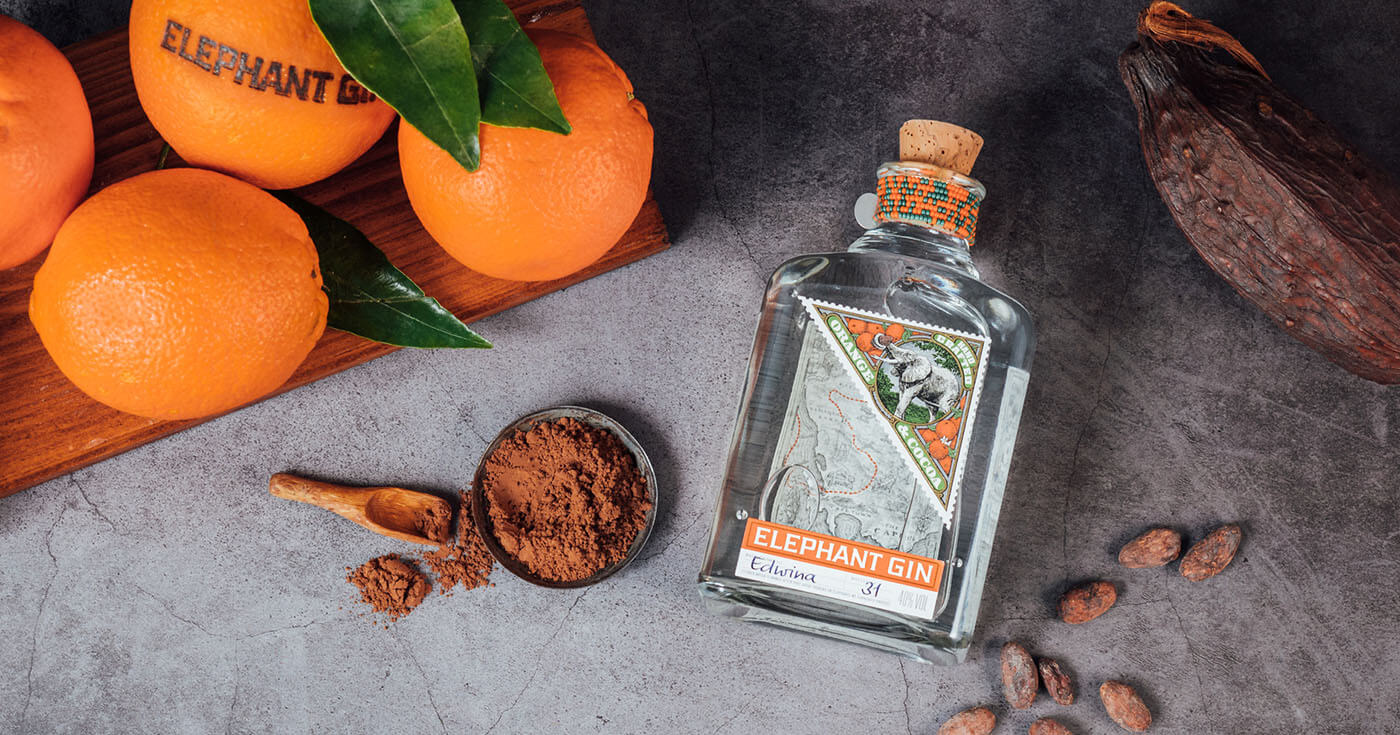 Orange & Cocoa: Elephant Gin kündigt neue Geschmacksrichtung an