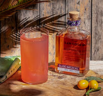 Drei Signature-Drinks: Elephant Sloe Mezcal im Mix