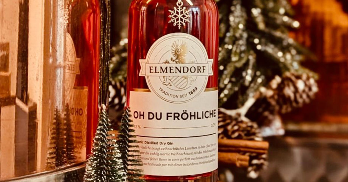 In Bio-Qualität: Brennerei Elmendorf stellt limitierten Oh du Fröhliche – Gin vor
