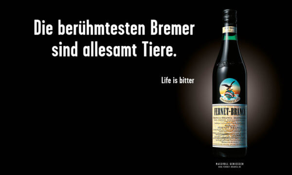 Fernet-Branca setzt 'Life is bitter'-Kampagne fort