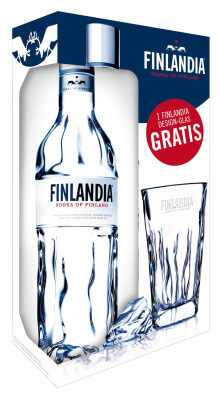 Finlandia Vodka in Geschenkset mit gratis Glas angekündigt