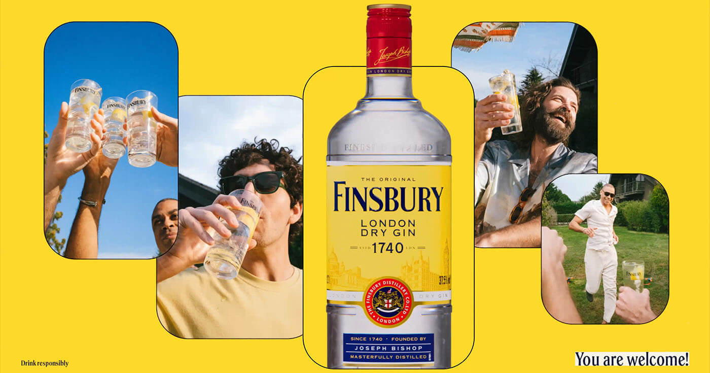Premiere: Finsbury Gin erhält Kampagne im linearen Fernsehen