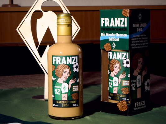 Franzi Franzbrötchenlikör Werder Bremen Edition