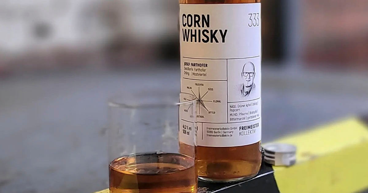 Destillerie Farthofer: Freimeisterkollektiv mit neuem Corn Whisky 333