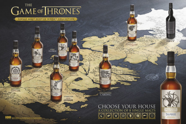 Diageo kündigt Game of Thrones Collection an