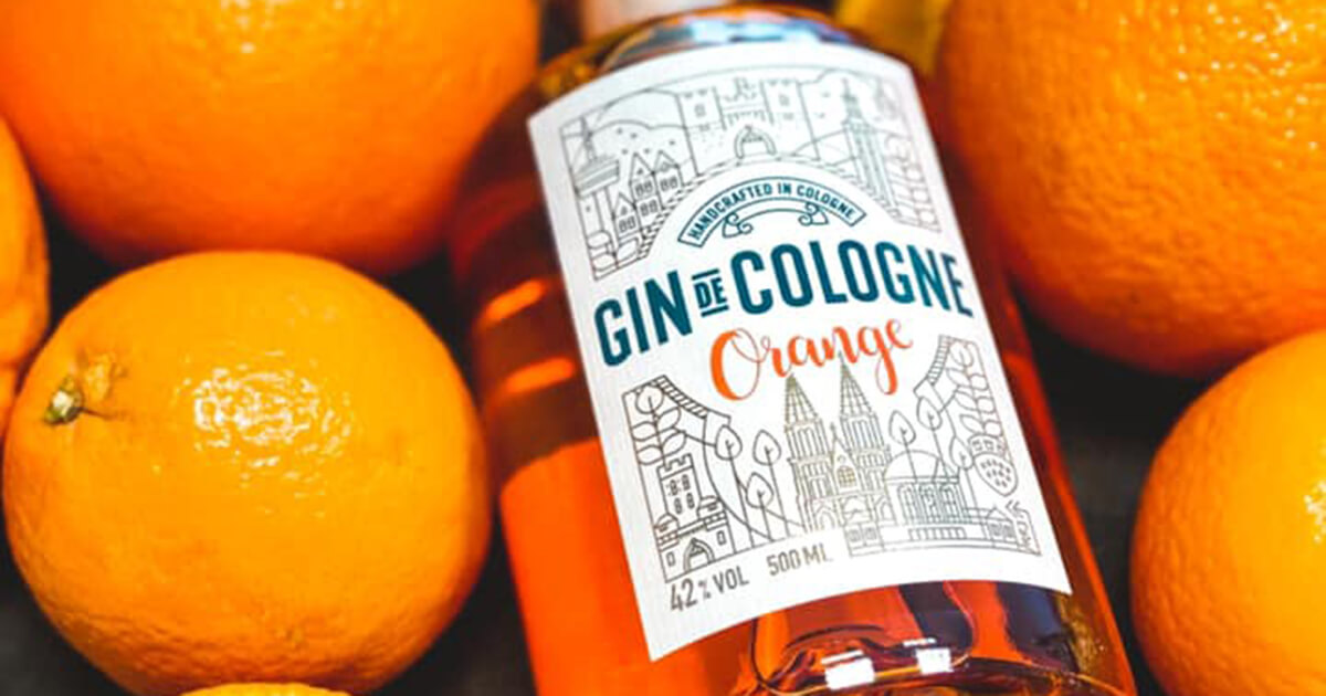 Belebend sommerlich: Gin de Cologne führt neuen Orangen Gin ein