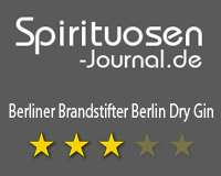 Berliner Brandstifter Berlin Dry Gin Wertung
