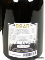 Boar Blackforest Dry Gin Rückseite Etikett