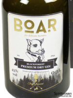 Boar Blackforest Dry Gin Vorderseite Etikett