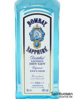 Bombay Sapphire London Dry Gin Vorderseite Etikett
