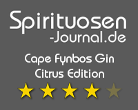 Cape Fynbos Gin Citrus Edition Wertung