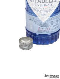 Citadelle Gin Verschluss der Verschluss einer Flasche Citadelle Gin