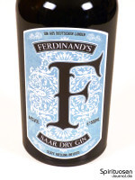 Ferdinand's Saar Dry Gin Vorderseite Etikett