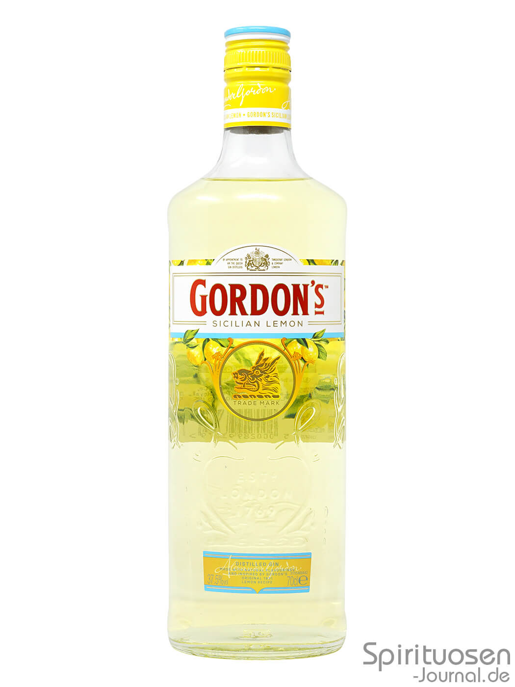 Gordon\'s Sicilian Lemon Distilled Gin im Test: Solider Zitrus-Gin für  kleines Geld –