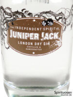 Juniper Jack London Dry Gin Vorderseite Etikett