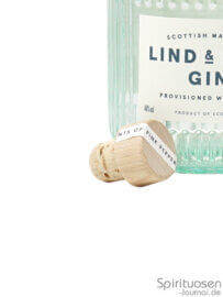 der Verschluss einer Flasche Lind & Lime Gin