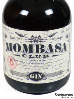 Mombasa Club London Dry Gin Vorderseite Etikett