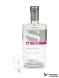 Sears Cutting Edge Gin Glas und Flasche