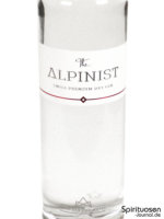 The Alpinist Swiss Dry Gin Vorderseite Etikett