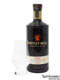 Whitley Neill Original Glas und Flasche
