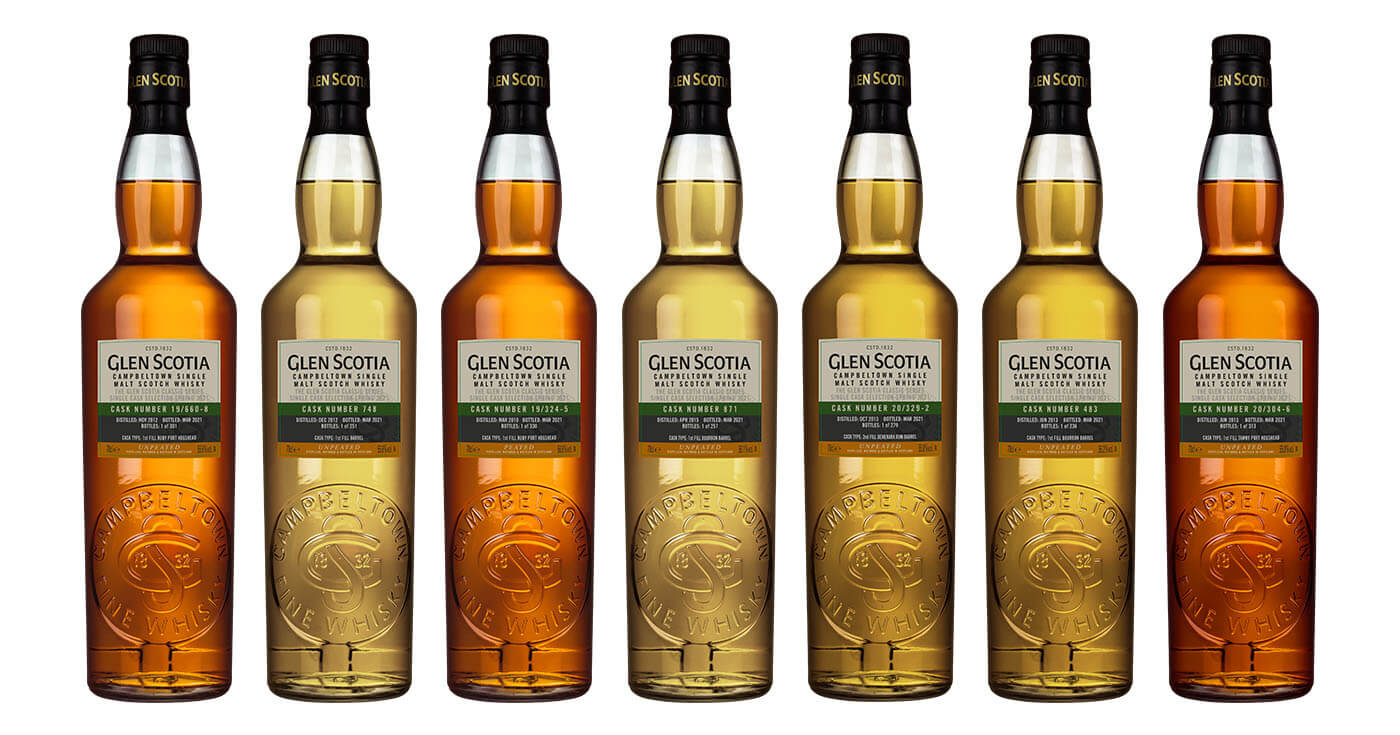 Vielseitig: Glen Scotia gibt siebenteilige Single Cask Selection Spring 2021 frei