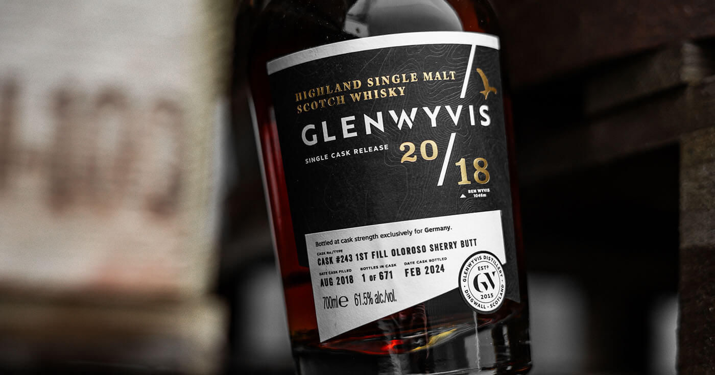 Einzelfass: GlenWyvis 2018/2024 Single Cask #243 exklusiv für Deutschland