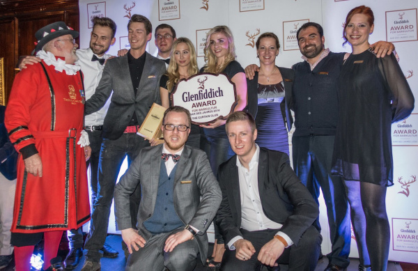The Curtain Club in Berlin erhält Glenfiddich Award für Barkultur 2014