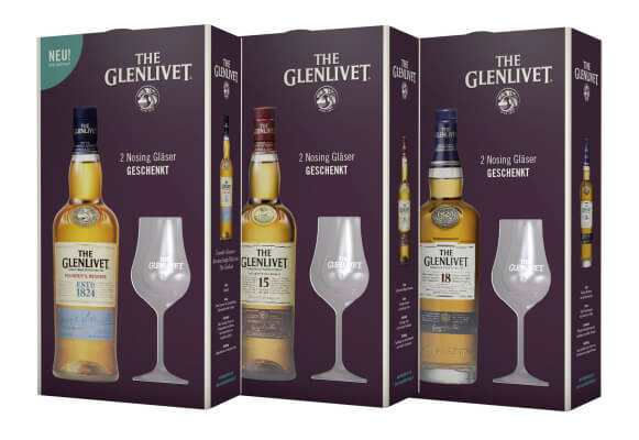 Glenlivet Sortiment ab Oktober in Geschenkverpackungen erhältlich