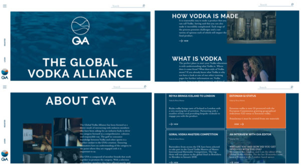 Global Vodka Alliance schaltet Website online