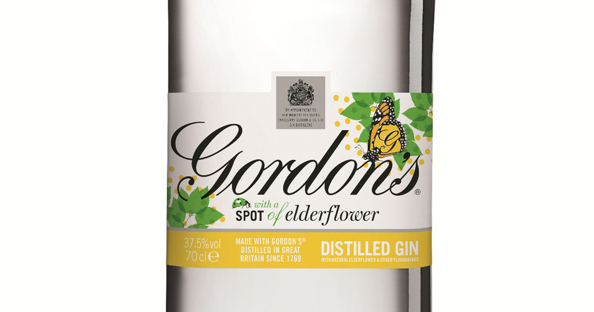 Line-Extension: Gordon’s Elderflower Gin für Großbritannien gelauncht