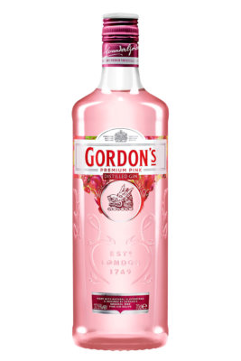 Markteinführung des Gordon's Pink Distilled Gins