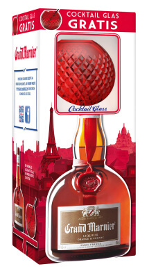 Grand Marnier ab Oktober mit gratis Cocktail-Glas im On-Pack