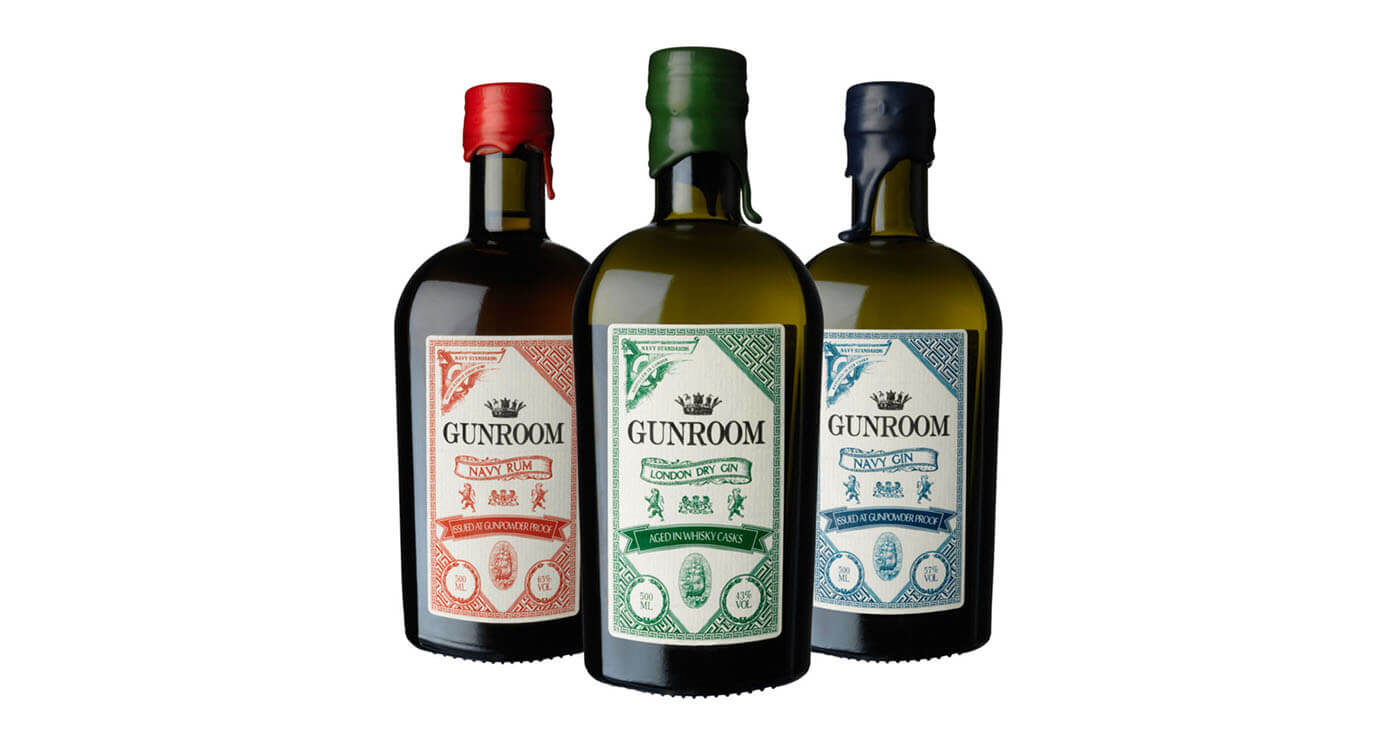 Rum und Gin: Gunroom Original Navy Spirits erreichen Deutschland