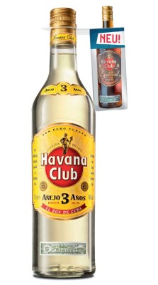 Havana Club Anejo 3 Jahre mit gratis Especial-Miniaturflasche