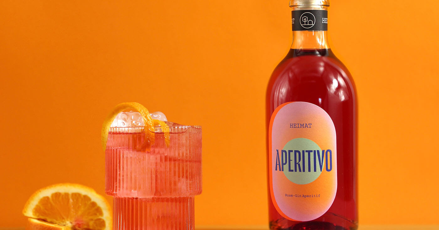 Heimat Aperitivo: Heimat Distillers erweitern Sortiment um Rosé-Gin Aperitif