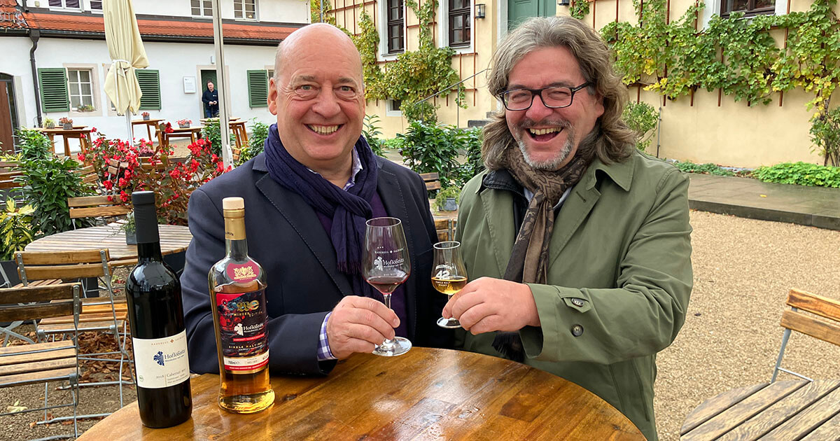Hoflößnitz: Dresdner Whisky Manufaktur stellt vierte Winzeredition vor