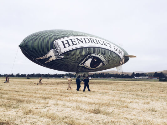 Hendrick's Air - The Flying Cucumber
