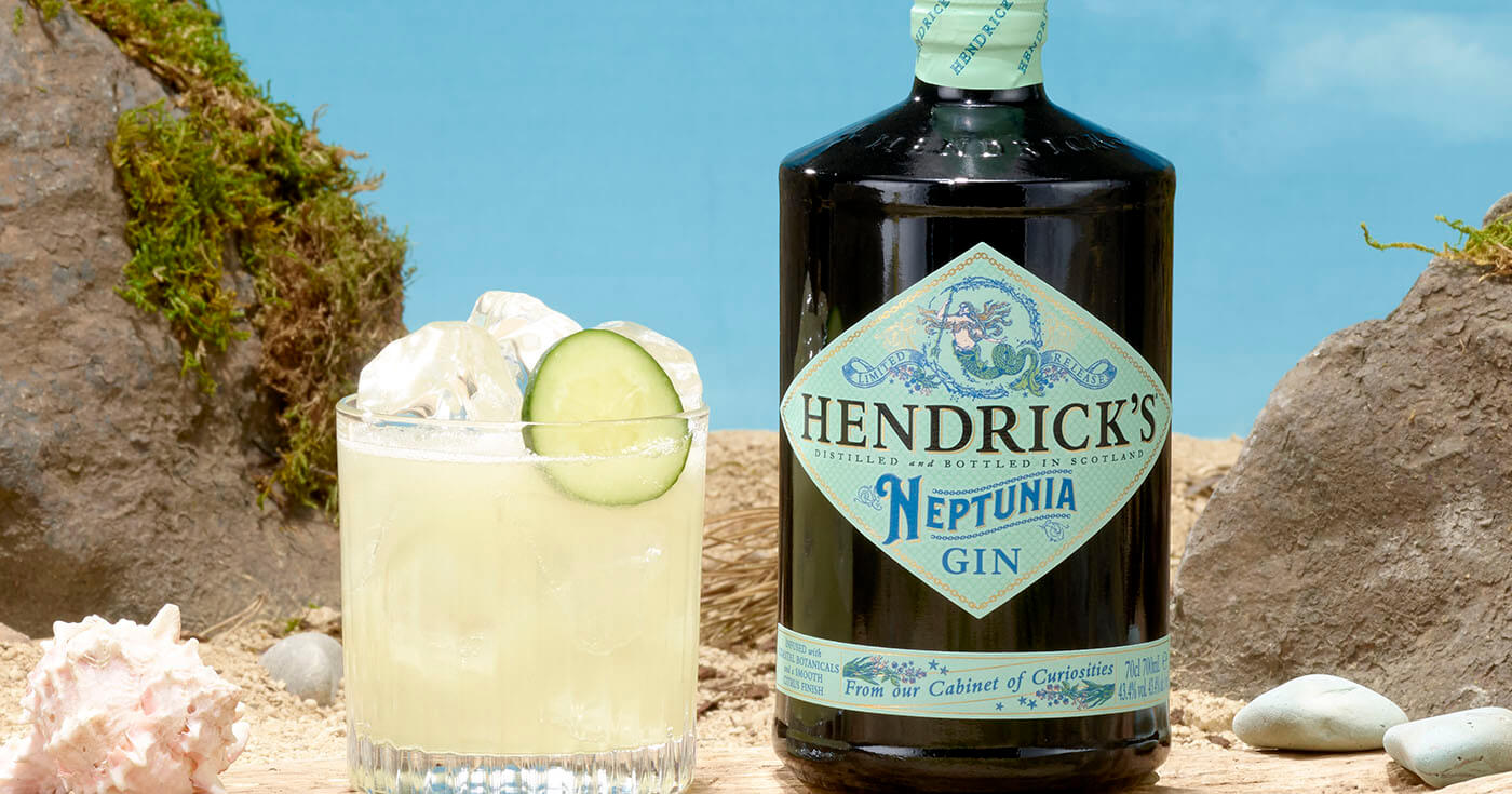 „Fizz“ und „Margarita“: Zwei Drinkideen zum Hendrick’s Neptunia