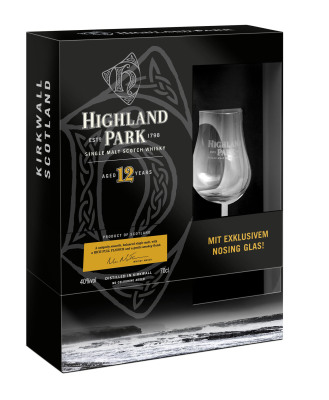Highland Park 12 Jahre in Geschenkverpackung zu Weihnachten