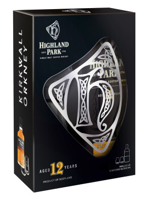 Highland Park 12 Jahre in Geschenkset mit Nosing-Gläsern