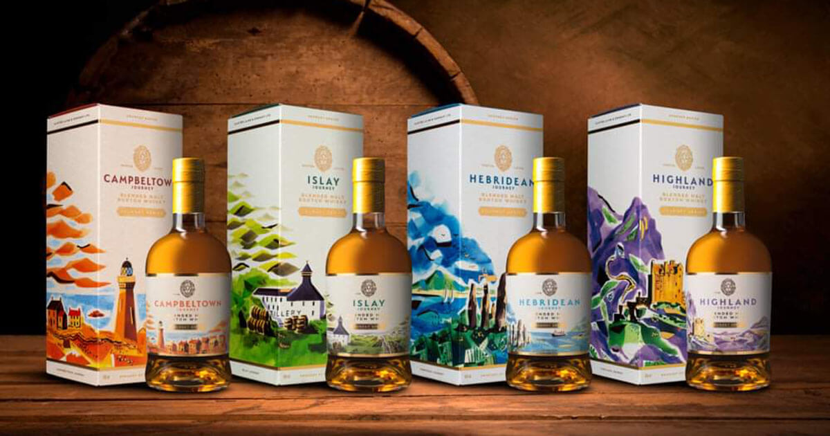 Blended Malts: Hunter Laing redesignt und erweitert Journey Series