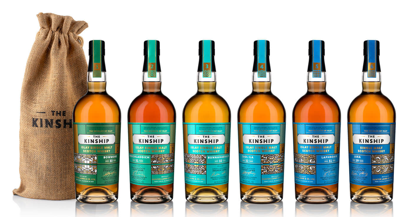 Islay und Island Malts: Hunter Laing stellt The Kinship Collection 2022 vor