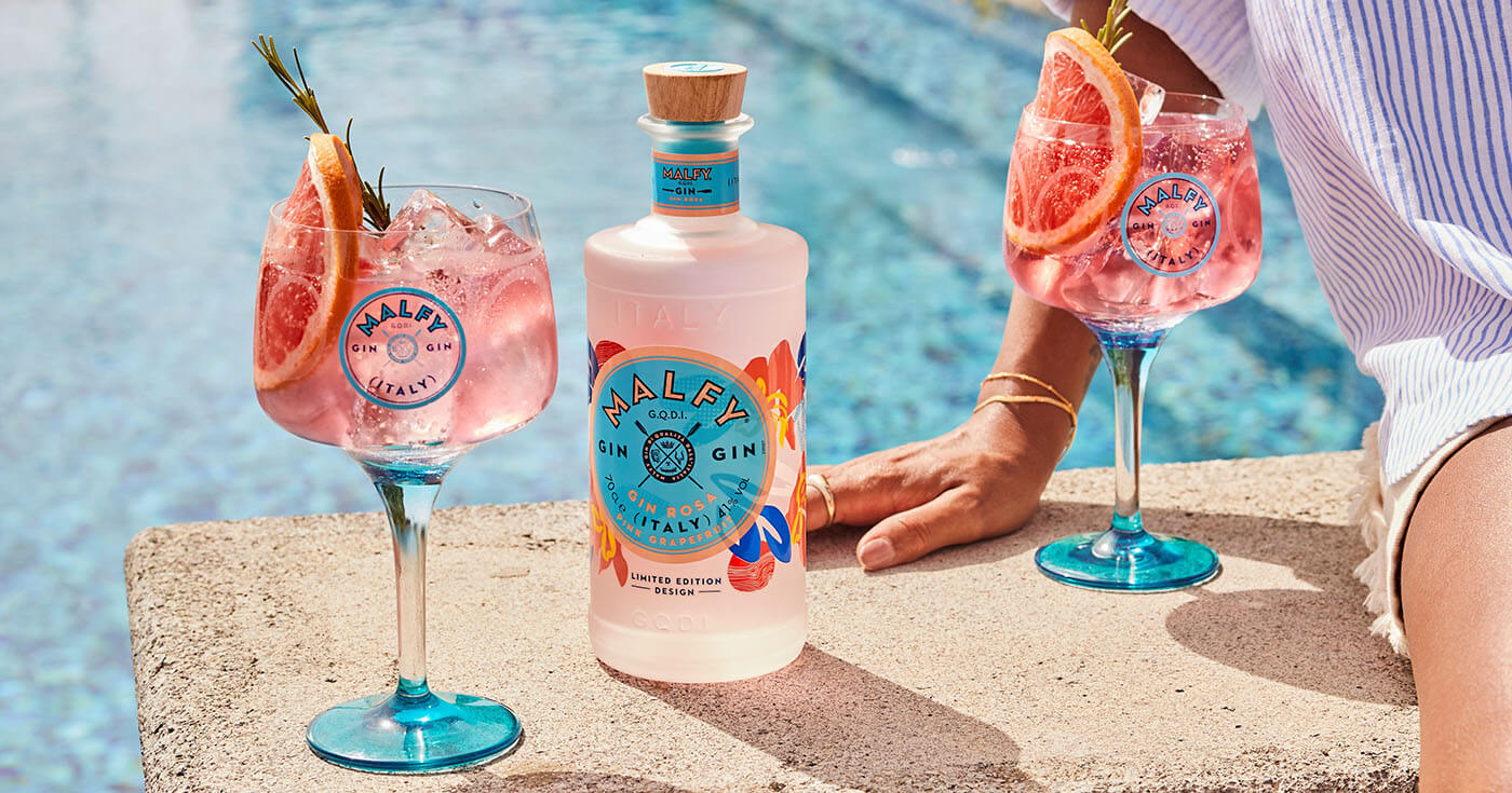 Immagina Malfy Gin Rosa Malfy Gin stellt erste, limitierte Designedition vor Spirituosen