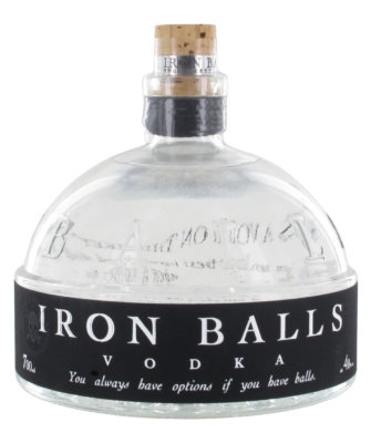 Markteinführung des Iron Balls Vodka
