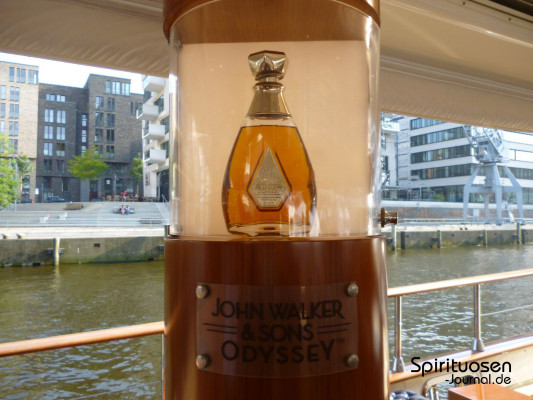 Der Triple Malt John Walker & Sons Odyssey ausgestellt auf der Voyager.