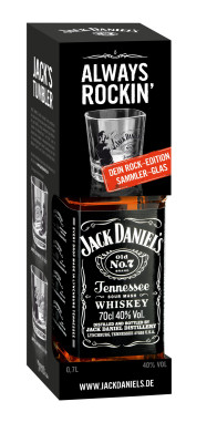Jack Daniel's Old No. 7 erhält zweite Rock-Edition mit Tumbler-Glas