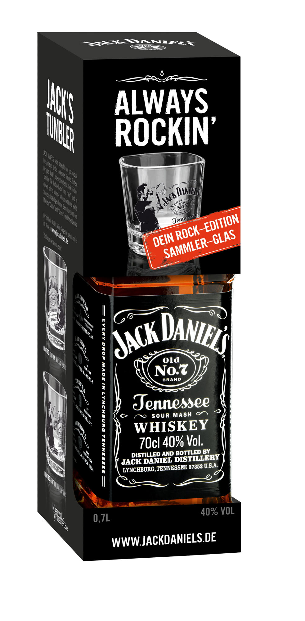 geeuwen Kaal moeder News: Jack Daniel's Old No. 7 erhält zweite Rock-Edition mit Tumbler-Glas –  Spirituosen-Journal.de