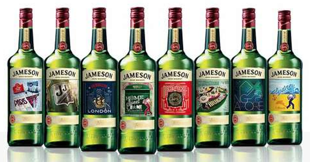 Design: Jameson City Editions erscheinen in internationalen Hauptflughäfen
