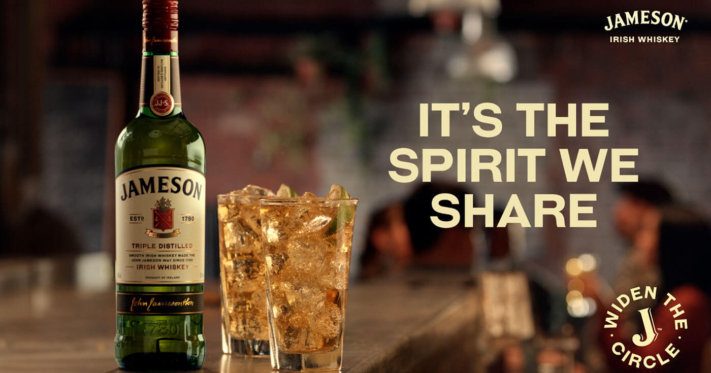 „It’s the spirit we share“: Jameson Irish Whiskey mit neuer Markenkampagne