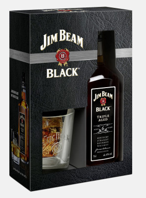 Jim Beam Black Label Geschenkset